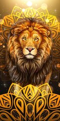 Dimanta mozaīkas lauvas seja 30x50 cm cena un informācija | Dimantu mozaīkas | 220.lv