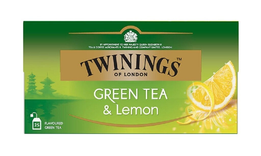 Sadraudzības zaļā tēja ar citronu 25x1,6 g, 40 g, 6 iepakojumi cena un informācija | Tēja | 220.lv