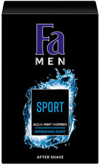 FA Men Sport Lotion после бритья, 100 мл, 6 упаковочных наборов цена и информация | Косметика и средства для бритья | 220.lv