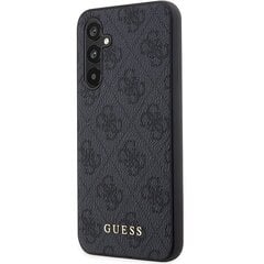 Guess GUHCSA54G4GFGR A54 5G A546 szary|grey hard case 4G Metal Gold Logo цена и информация | Guess Мобильные телефоны, Фото и Видео | 220.lv