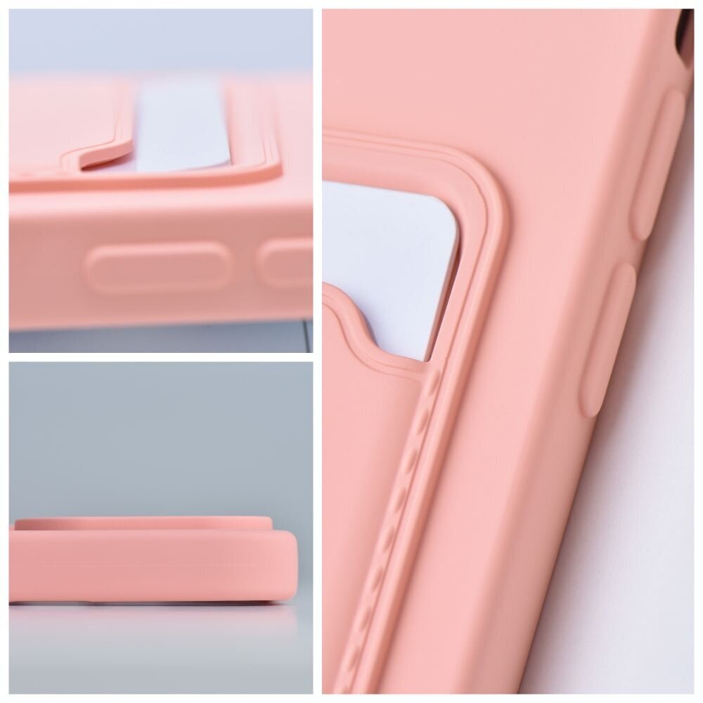 Vāciņš Forcell CARD - Xiaomi Redmi 12C, rozā cena un informācija | Telefonu vāciņi, maciņi | 220.lv