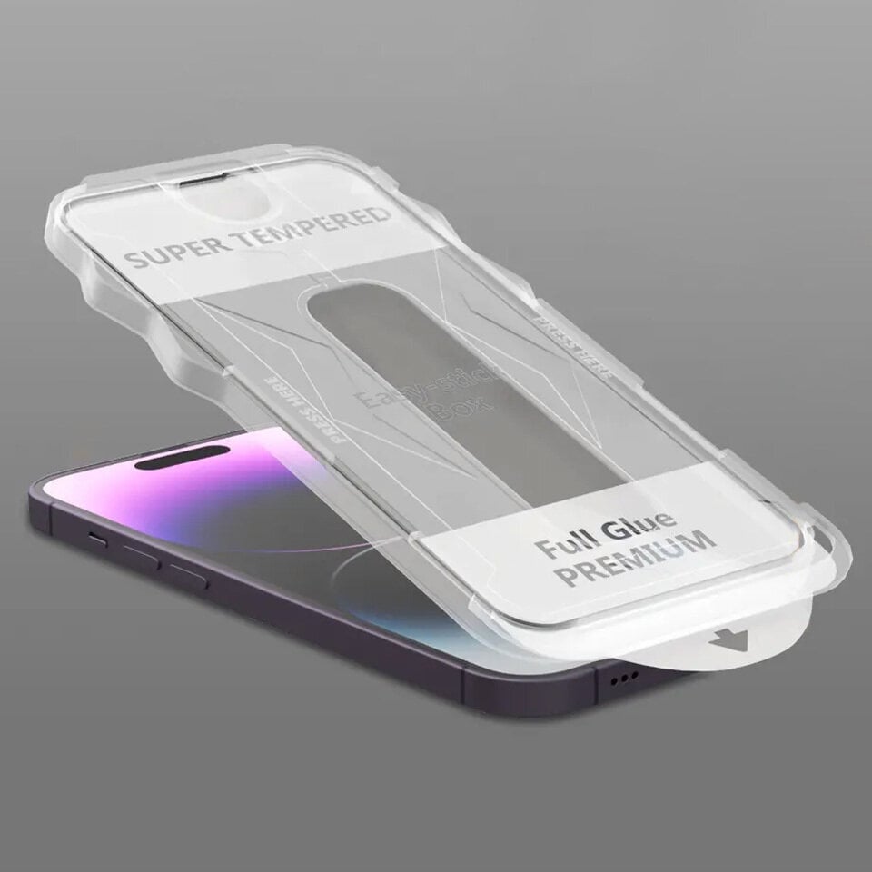 Aizsargstikls Easy Stick Box - iPhone 11 cena un informācija | Ekrāna aizsargstikli | 220.lv