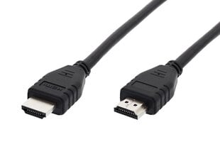 Kabelis - HDMI uz HDMI - 1 metrs melns cena un informācija | Kabeļi un vadi | 220.lv