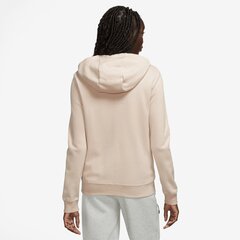 Nike sieviešu džemperis NSW CLUB FLC FNL HOODIE STD, dabīgas baltas krāsas цена и информация | Женские толстовки | 220.lv