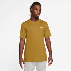 Nike vīriešu T-krekls NSW CLUB TEE, dzeltens cena un informācija | Vīriešu T-krekli | 220.lv