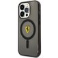 Ferrari FEHMP14LURKK iPhone 14 Pro 6,1" czarny|black hardcase Translucent Magsafe cena un informācija | Telefonu vāciņi, maciņi | 220.lv