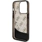 Guess GUHCP14LLC4PSGK iPhone 14 Pro 6.1" czarny|black hardcase Liquid Glitter 4G Transculent cena un informācija | Telefonu vāciņi, maciņi | 220.lv