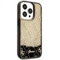 Guess GUHCP14LLC4PSGK iPhone 14 Pro 6.1" czarny|black hardcase Liquid Glitter 4G Transculent cena un informācija | Telefonu vāciņi, maciņi | 220.lv