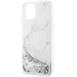 Guess GUHCP14SLCSGSGH iPhone 14 6.1" biały|white hardcase Liquid Glitter Marble cena un informācija | Telefonu vāciņi, maciņi | 220.lv