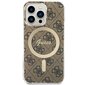 Guess GUHMP13LH4STW iPhone 13 Pro | 13 6.1" brązowy|brown hardcase 4G MagSafe цена и информация | Telefonu vāciņi, maciņi | 220.lv