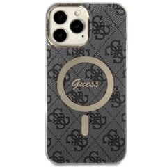 Чехол Guess GUHMP13XH4STK для iPhone 13 Pro Max 6.7" hardcase 4G MagSafe, черный цена и информация | Чехлы для телефонов | 220.lv