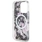 Guess GUHMP14LHCFWSK iPhone 14 Pro 6.1" czarny|black hardcase Flower MagSafe cena un informācija | Telefonu vāciņi, maciņi | 220.lv