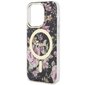 Guess GUHMP14LHCFWSK iPhone 14 Pro 6.1" czarny|black hardcase Flower MagSafe цена и информация | Telefonu vāciņi, maciņi | 220.lv