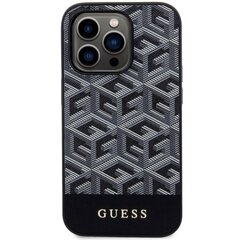 Guess GUHMP14LHGCFSEK iPhone 14 Pro 6.1" czarny|black hardcase GCube Stripes MagSafe cena un informācija | Telefonu vāciņi, maciņi | 220.lv