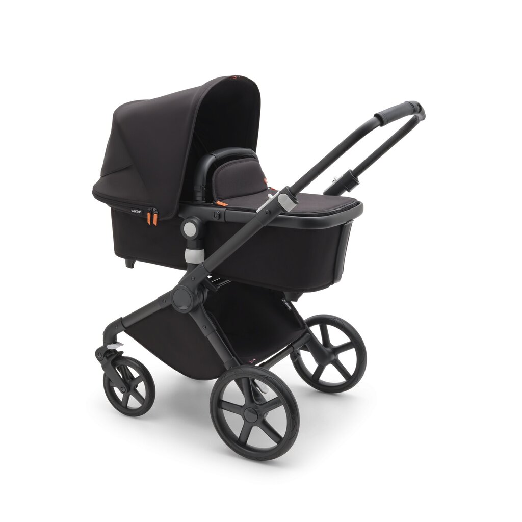 Bugaboo Fox Cub universālie rati, Black/Midnight Black-Midnight Black cena un informācija | Bērnu rati | 220.lv