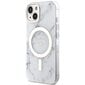 Guess GUHMP14MPCUMAH iPhone 14 Plus 6.7" biały|white hardcase Marble MagSafe cena un informācija | Telefonu vāciņi, maciņi | 220.lv