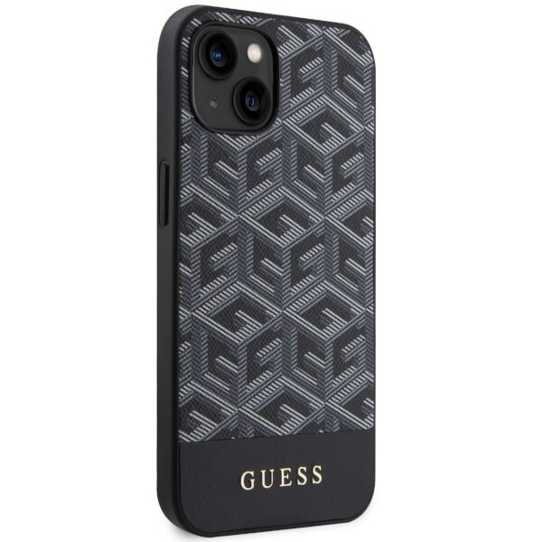 Guess GUHMP14SHGCFSEK iPhone 14 6.1" czarny|black hardcase GCube Stripes MagSafe cena un informācija | Telefonu vāciņi, maciņi | 220.lv