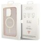 Guess GUHMP14XHCMCGP iPhone 14 Pro Max 6.7" różowy|pink hardcase Glitter Gold MagSafe cena un informācija | Telefonu vāciņi, maciņi | 220.lv