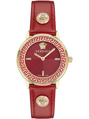 Sieviešu pulkstenis Versace V-Tribute Diamonds Leather Red cena un informācija | Sieviešu pulksteņi | 220.lv