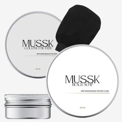 Komplekts Mussk: Black Soap (200 ml) + Coconut Butter (200 ml) + Kessa Glove cena un informācija | Ķermeņa krēmi, losjoni | 220.lv