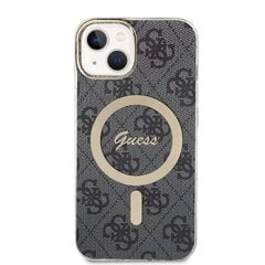 Чехол Guess 4G IML MagSafe Compatible Case для iPhone 14, черный цена и информация | Чехлы для телефонов | 220.lv