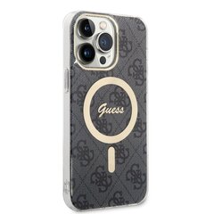 Чехол Guess 4G IML MagSafe Compatible Case для iPhone 14 Pro Max, черный цена и информация | Чехлы для телефонов | 220.lv