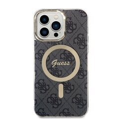 Чехол Guess 4G IML MagSafe Compatible Case для iPhone 14 Pro Max, черный цена и информация | Чехлы для телефонов | 220.lv