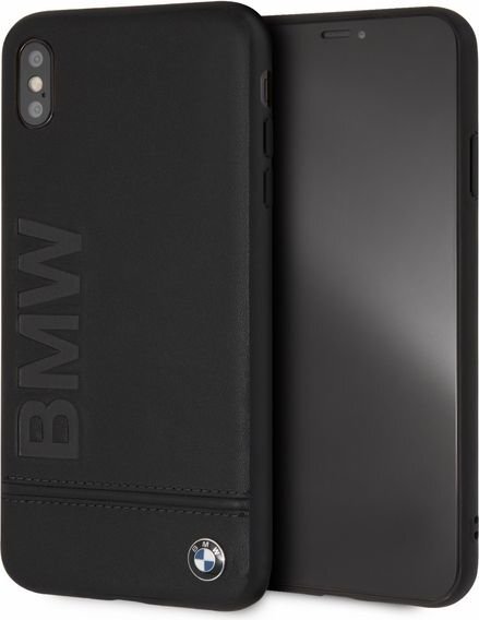 Etui hardcase BMW BMHCI65LLSB iPhone Xs Max black Signature cena un informācija | Telefonu vāciņi, maciņi | 220.lv