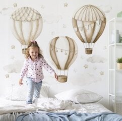 Bērnu sienas uzlīmes Bēšs baloni cena un informācija | Dekoratīvās uzlīmes | 220.lv