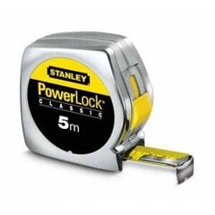 Рулетка STANLEY POWERLOCK, 5 м x 25 мм  цена и информация | Механические инструменты | 220.lv