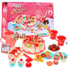 Rotaļlietu dzimšanas dienas kūka ar piederumiem cena un informācija | Rotaļlietas meitenēm | 220.lv