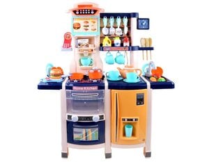 Большая детская мини-кухня с холодильником и духовкой - эффекты и аксессуары 65 шт. цена и информация | Игрушки для девочек | 220.lv
