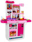 Liela interaktīvā virtuve ar piederumiem, rozā krāsā cena un informācija | Rotaļlietas meitenēm | 220.lv