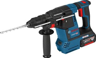 BOSCH URBŠANAS UN NOMAINĪŠANAS ĀMURS SDS-PLUS 18V 2,6J 2x6,0Ah LI-ION EC GBH 18V-26 F + ROKTURIS cena un informācija | Perforatori | 220.lv