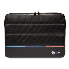 Sleeve BMW BMCS16PUCARTCBK 16&quot; black|black Carbon Tricolor BMW000518-0 цена и информация | Рюкзаки, сумки, чехлы для компьютеров | 220.lv