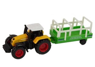 Traktors ar piekabi un stendiem цена и информация | Игрушки для мальчиков | 220.lv