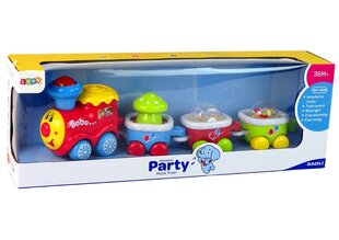 Krāsains vilciens maziem bērniem cena un informācija | Attīstošās rotaļlietas | 220.lv