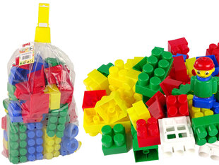 K3 Цветной строительный набор, 65 деталей цена и информация | Конструкторы и кубики | 220.lv