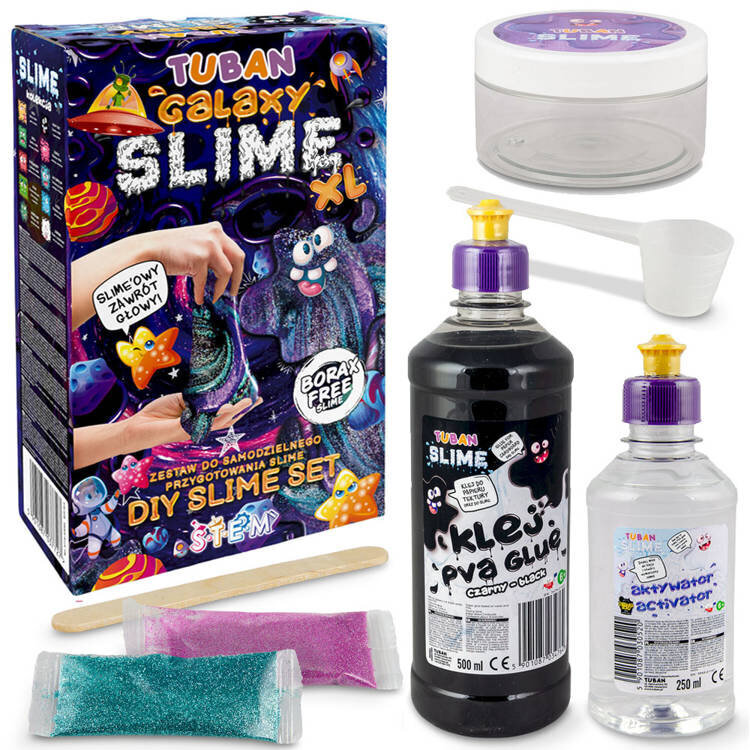 Želejas gļotu komplekts Galaxy Large Slime XL cena un informācija | Modelēšanas un zīmēšanas piederumi | 220.lv