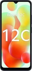 Xiaomi Redmi 12C NFC Dual SIM 3/32GB, Graphite Gray cena un informācija | Mobilie telefoni | 220.lv