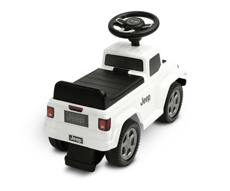 Stumjamā mašīna Toyz Jeep Rubicon White cena un informācija | Rotaļlietas zīdaiņiem | 220.lv