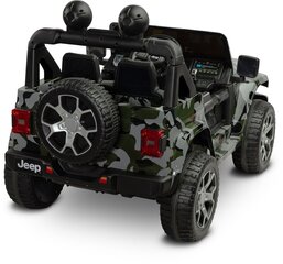 Одноместный детский электромобиль Toyz Jeep Rubicon, зеленый цена и информация | Электромобили для детей | 220.lv