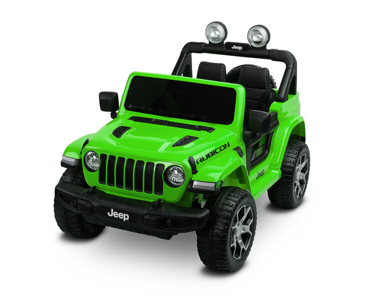 Vienvietīgs bērnu elektromobilis Toyz Jeep Rubicon, zaļš цена и информация | Bērnu elektroauto | 220.lv
