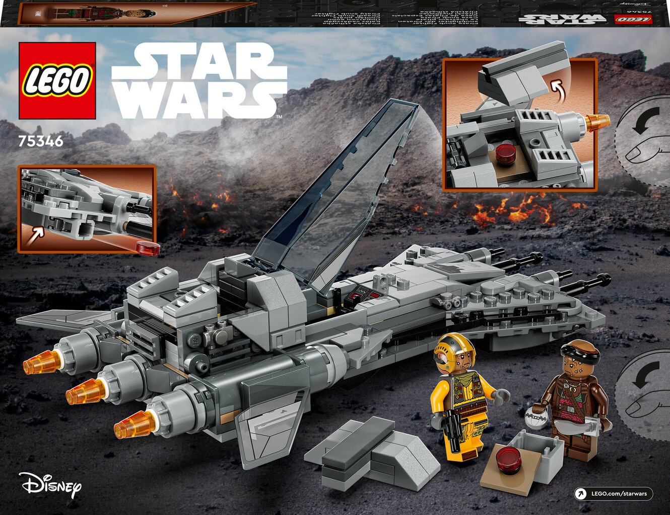 75346 LEGO® Star Wars Pirātu Snub Fighter цена и информация | Konstruktori | 220.lv