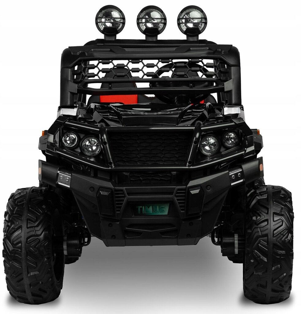 Vienvietīgs bērnu elektromobilis Toyz Timus, melns cena un informācija | Bērnu elektroauto | 220.lv