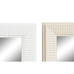 Настенное зеркало DKD Home Decor 36 x 2 x 126 cm Стеклянный Натуральный Серый Коричневый Белый полистирол (4 Предметы) цена и информация | Зеркала | 220.lv