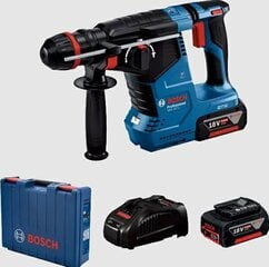 BOSCH ĀMURURBIS AR KALŠANAS IESPĒJU 18V 2.4J GBH 187-LI 2x5.0Ah VIENS PADOMS cena un informācija | Perforatori | 220.lv