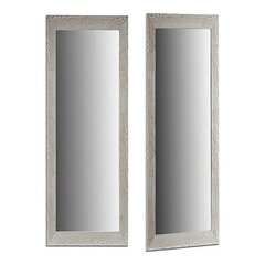 Sienas spogulis Balts (1,5 x 155 x 54 cm) cena un informācija | Spoguļi | 220.lv