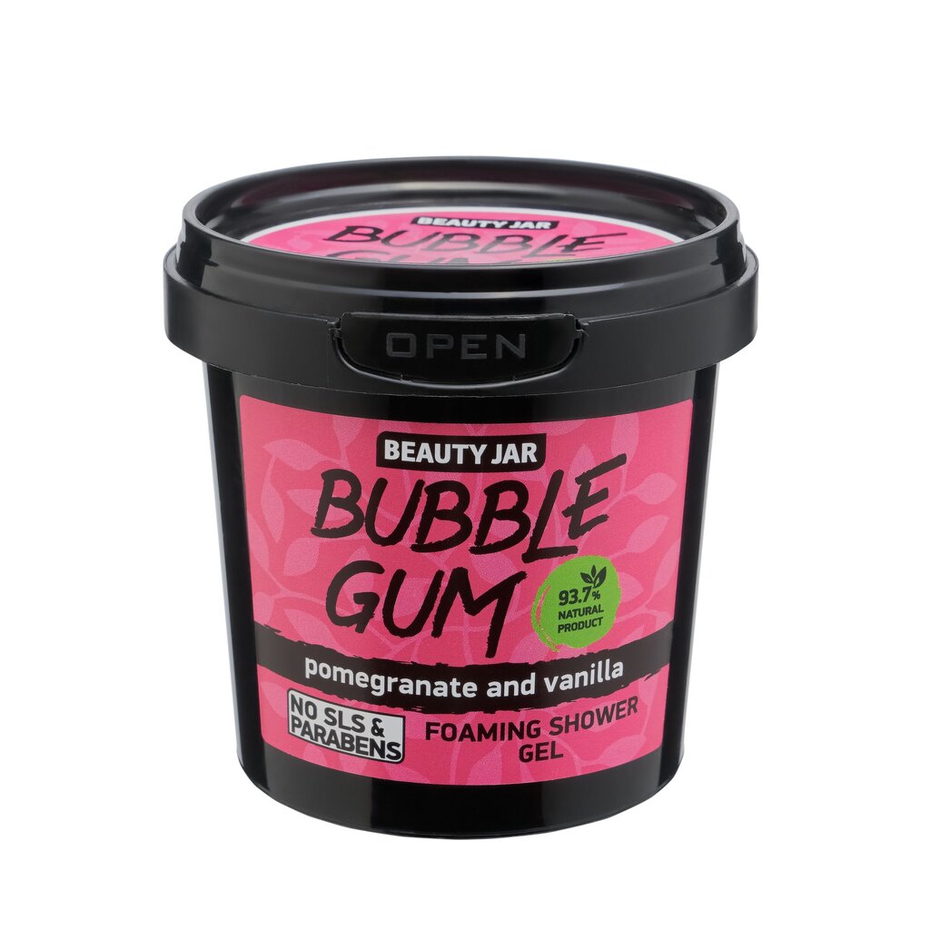 Mitrinoša dušas želeja Beauty Jar Bubble Gum, 150 ml цена и информация | Dušas želejas, eļļas | 220.lv