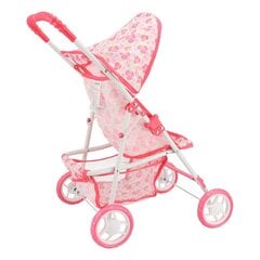 Кукольная коляска Baby Mix Terezka 49230, розовая цена и информация | Игрушки для девочек | 220.lv